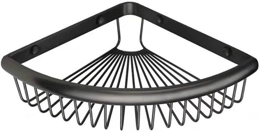 Corner Shower Basket Brass Shower Caddies for Bathroom Corner Caddy Bathroom Shelf Organizer Matte Black
