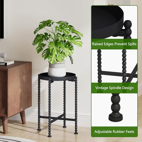 YINMIT Plant Stand Indoor Outdoor, Small Metal Plant Stand - Image 5