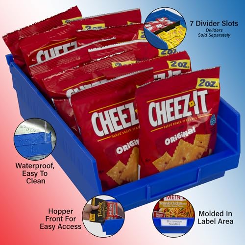 Akro-Mils 30150 Heavy Duty Plastic Shelf Bins, 12"x 8"x 4" - Image 4