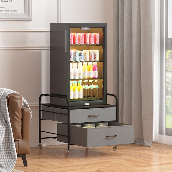 EazeHome Mini Fridge Stand, Fridge Stand with Storage - Image 5