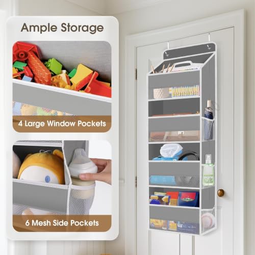 SpaceHacks 1 Pack Over The Door Organizer Hanging Storage - Image 5