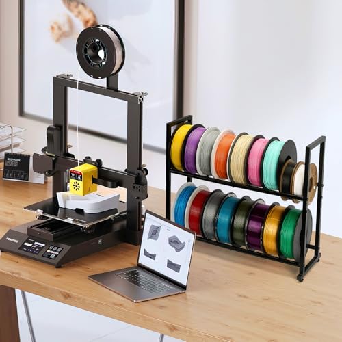 2 Tier 3D Printer Metal Filament Storage Rack for 16 - Image 8