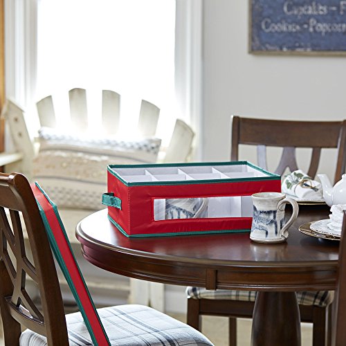Household Essentials 538RED Holiday China Dinnerware - Image 3