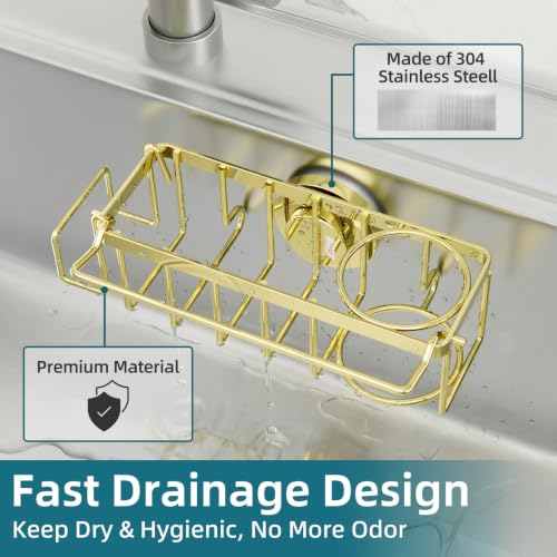 TAILI 4-in-1 Sink Caddy for Kitchen Sink with Strong Suction - Image 5