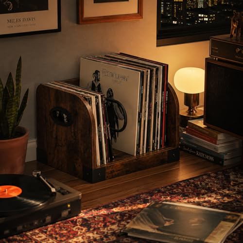 Vinyl Record Storage Rack for 65 LPs, Vinyl Record Album - Image 8