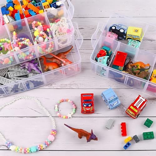 Bead Organizer 3 Tier 30 grid Stackable Craft Tackle | All Products - Image 7