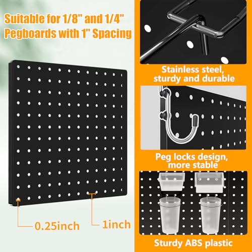 FZK Peg Board Wall Organizer Kit. Heavy Duty, 82PCS | All Products - Image 4