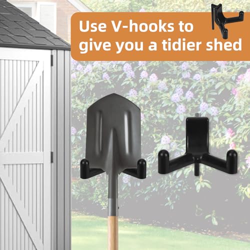 6pcs Shed Hooks for Rubbermaid Fasttrack - Image 6