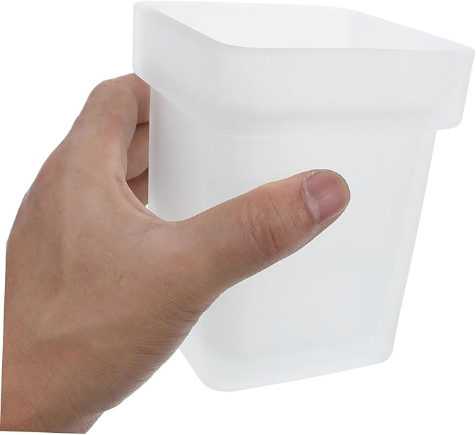 Healifty Toilet Bowl Brush Holder Ceramic Scrubber Cup for Easy Cleaning Compact Storage for Home Office Public Restrooms User Friendly Design for Efficient Space Utilization