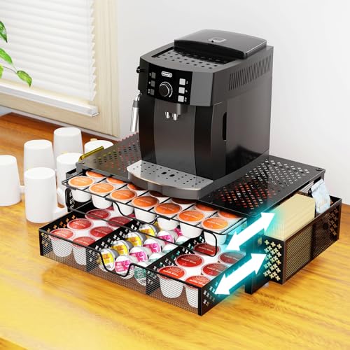 Simple Trending Coffee Pod Holder for K Cups, with 2 Tier Slidng - Image 3