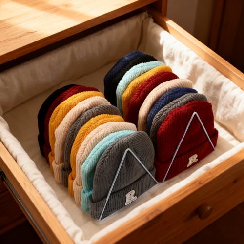 2 Pcs Beanie Organizer Holder Metal Hat Storage Display - Image 5
