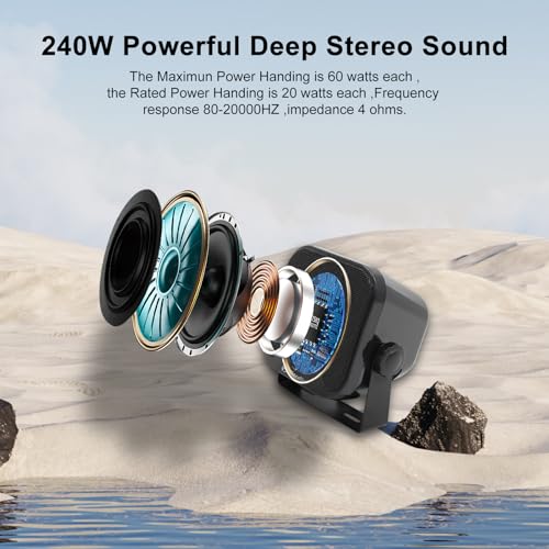 Herdio 4 Inches Heavy Duty Waterproof Boat Marine Box Outdoor - Image 3