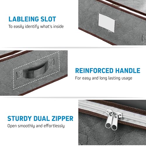 ZOBER Under Bed Storage Bags, Underbed Storage Containers - Image 4