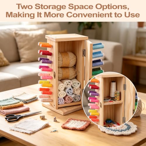 Hafeehafi 360° Rotating Thread Spool Holder, Thread Spool - Image 5