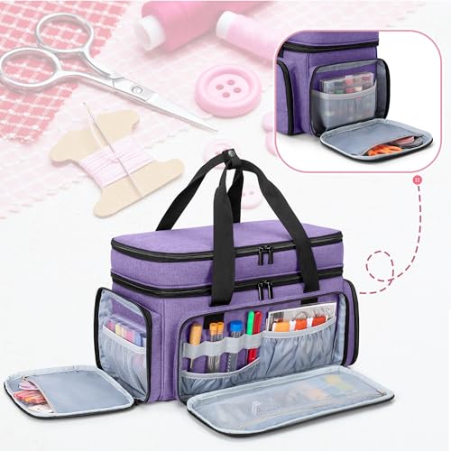 LUXJA Large Sewing Organizer Bag with 5 Detachable | Home Organization - Image 7