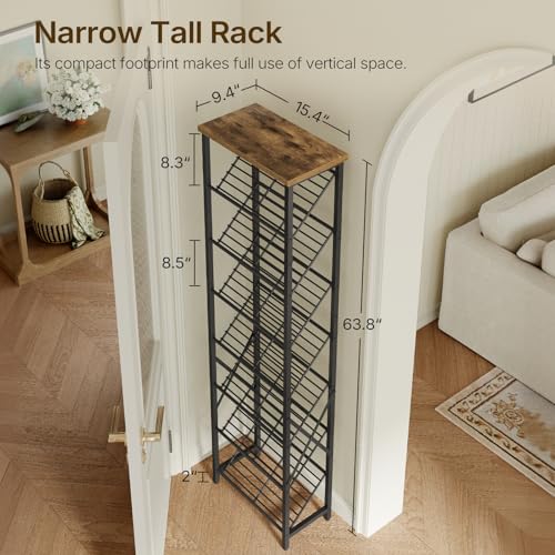 YATINEY 8-Tier Tall Shoes Rack, Slim Shoe Organizer | All Products - Image 4