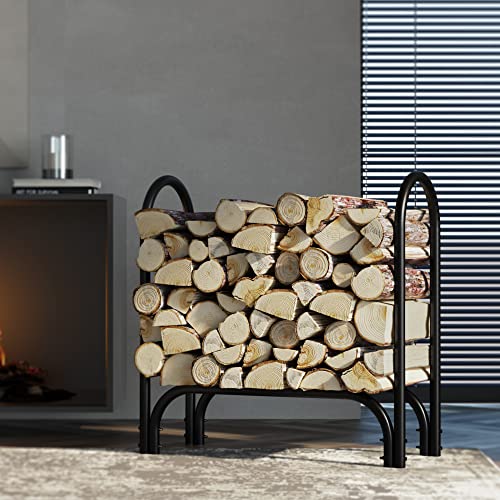 Fire Beauty Firewood Rack, Iron Log Holder for Indoor - Image 5