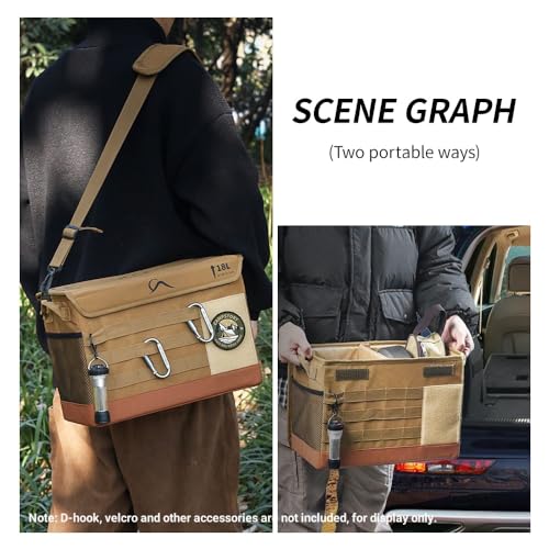 18L Camping Storage Bag, Multifunctional Waterproof Picnic Basket - Image 6