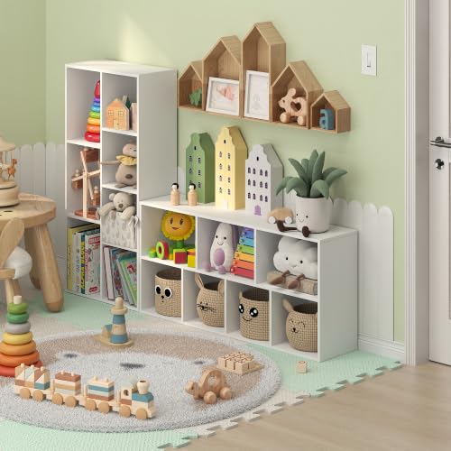 Furinno LUDER 7-Cube Book Shelf, Kids Bookshelf - Image 4