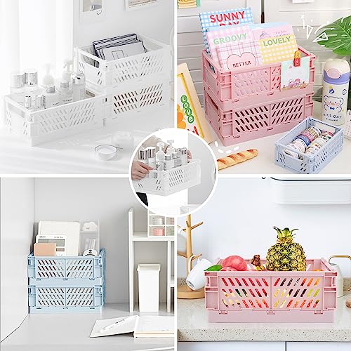 4 Pack Collapsible Small Storage Bins and Baskets, D | All Products - Image 4