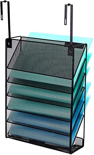Delifox 7 Compartment Wall Mounted Hanging File Organizer - Image 8