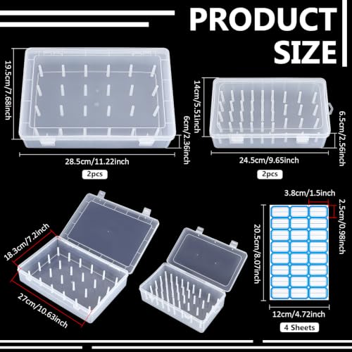 4 Packs Thread Storage Box Multi Size Thread Spool Holder - Image 4