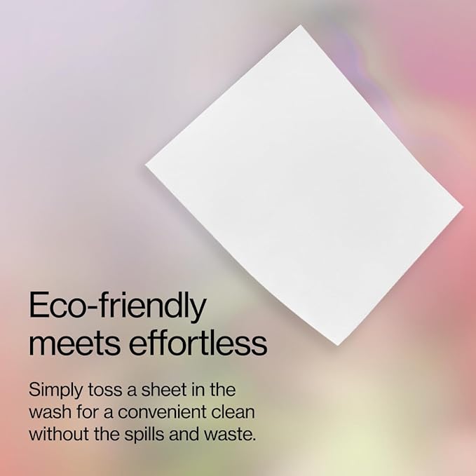 Laundry Detergent Sheets | Enzyme-Powered, Vegan, Paraben-Free | Luxury Scents | Plastic-Free, Eco-Friendly, Travel-Friendly Packaging (50 Loads - 1 Box, MOSS)