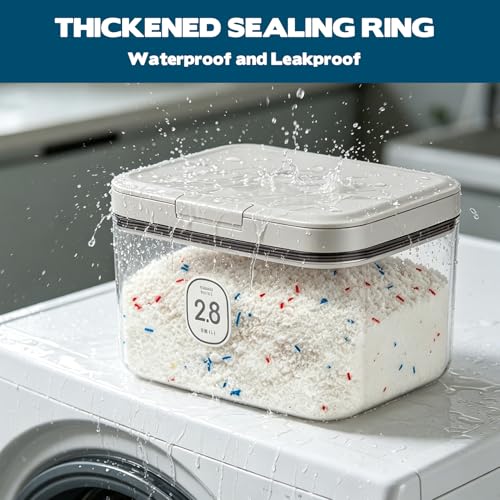 2.8L Laundry Detergent Dispenser with One-Press Lid - Image 5