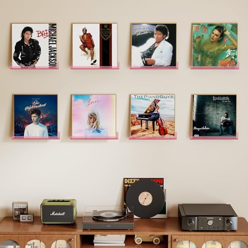Vinyl Record Wall Mount Shelves, 12 inch Vinyl Holder - Image 3
