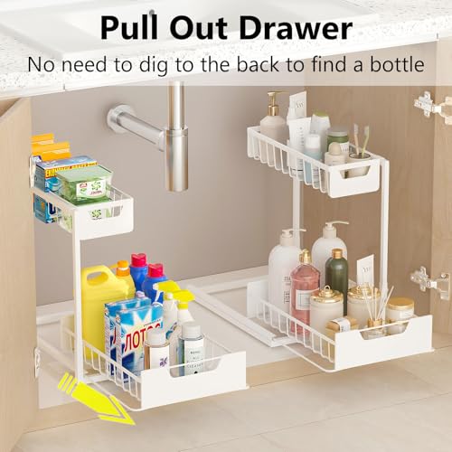 Ceetug Under Kitchen Sink Organizers and Storage, Wh | Home Organizati - Image 4