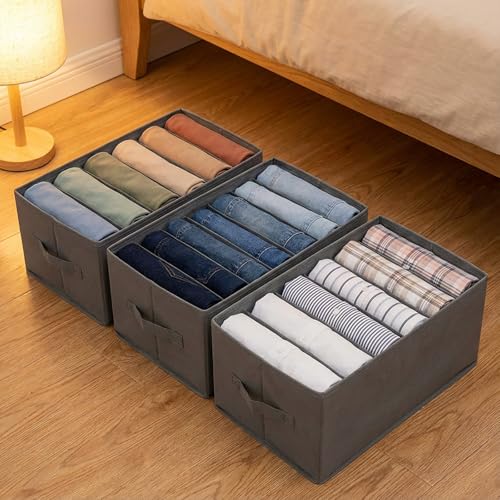 Nicunom 6 Pack Wardrobe Clothes Organizer, 6 Grids | Home Organization - Image 7