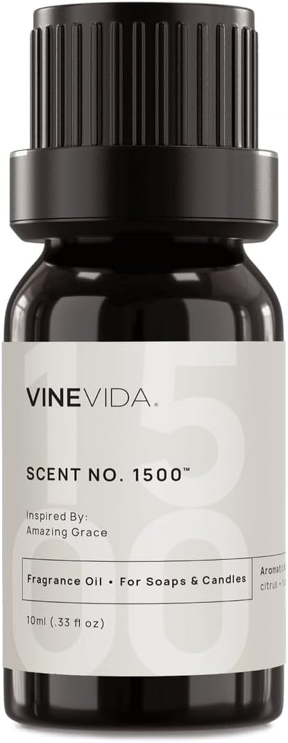 VINEVIDA [0.33oz] (Our Version of) Amazing Grace by Philosophy Fragrance Oil for Candle Making and Soap Making - Premium Candle Scents for Soy Candles