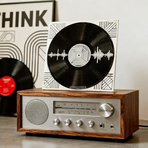 8 Pack Vinyl Record Stand, Acrylic Record Display Stand - Image 7