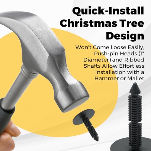 150-Pack 1 3/8'' Christmas Tree Vapor Barrier Fasteners - Image 5