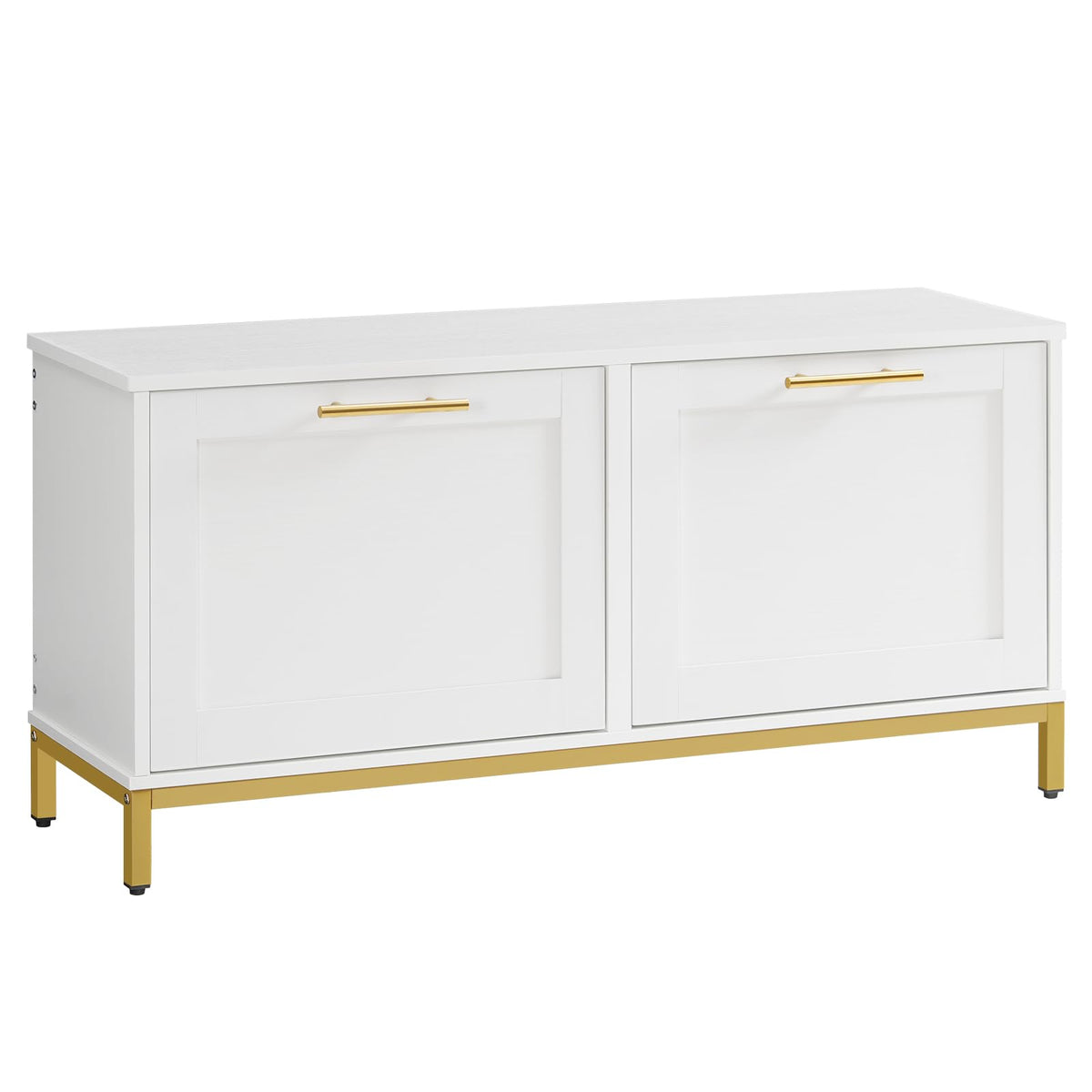 HOOBRO Shoe Bench with Storage, Shoe Storage Bench with 2 - Image 1