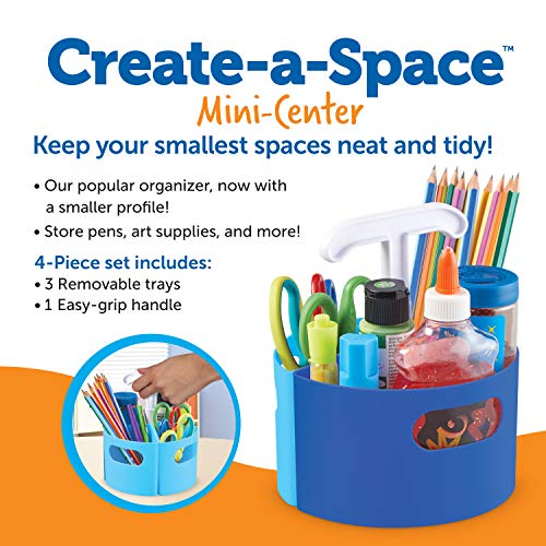 Learning Resources Create-a-Space Storage Mini Center, Blue - Image 7