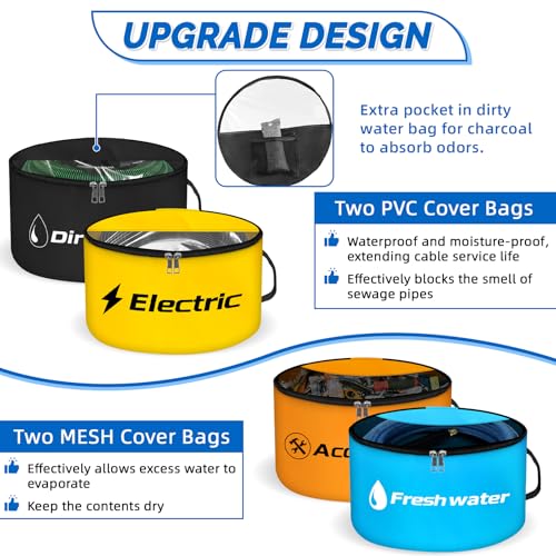 Rv Sewer Hose Storage, 4 Pack Waterproof Rv Storage - Image 6
