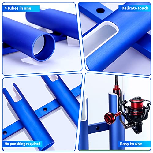 Fishing Rod Holder Aluminum, 3/4 Link Tube， Aluminum3/ 4 Rod Rack - Image 3