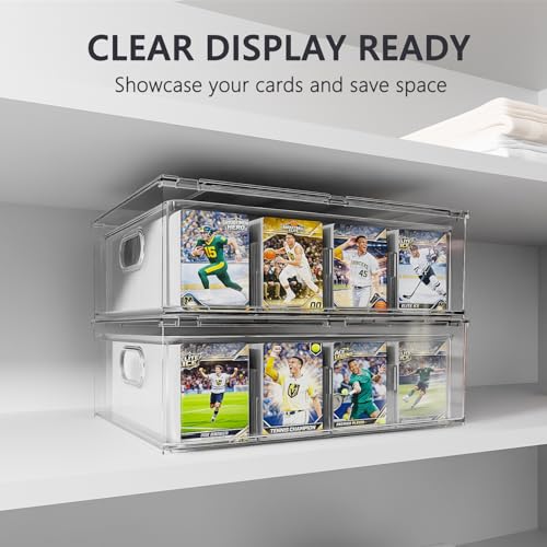 Trading Card Storage Box, Clear Large Storage Organizer - Image 6