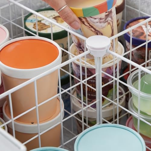 BESTYASH Chest Freezer Divider, 1-Pack with 4 Metal Wire Panels - Image 3