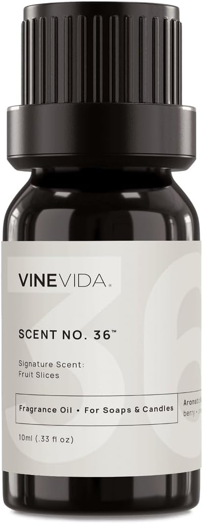 VINEVIDA Scent No.36 0.33oz Fragrance Oil for Candle & Soap Making - Made in USA Natural Candle Scents