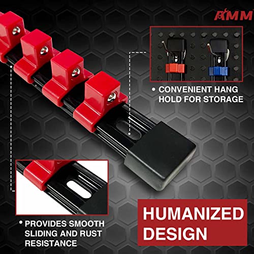 9PCS Socket organizer, 1/4" 3/8" 1/2" Drive Heavy duty - Image 5