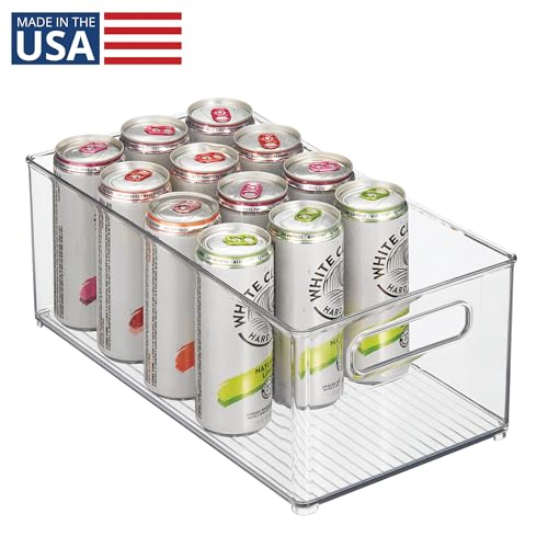 iDesign Kitchen Binz Stackable Organizer, 8" x 6" x 14.5", Clear - Image 3
