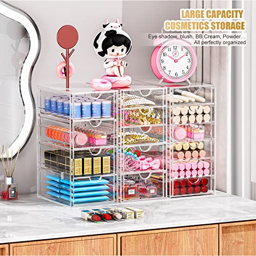 YFXCVSL 3-Pack Acrylic 15-Drawer Storage & Makeup Or | All Products - Image 3