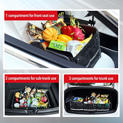 Waterproof Car Trunk Organizer with Cooler Bag - Image 5