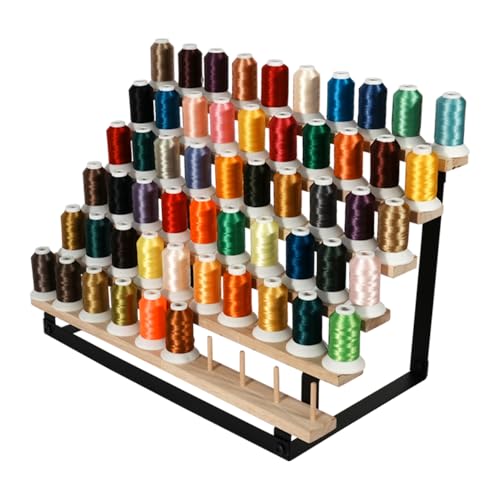 J JACKCUBE DESIGN 60 Spools Thread Rack Holder Organizer - Image 2
