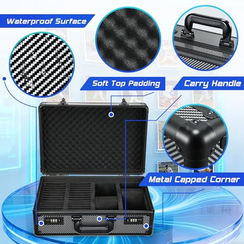 Graded Card Case with Individual Slots Storage Box | Home Organization - Image 6