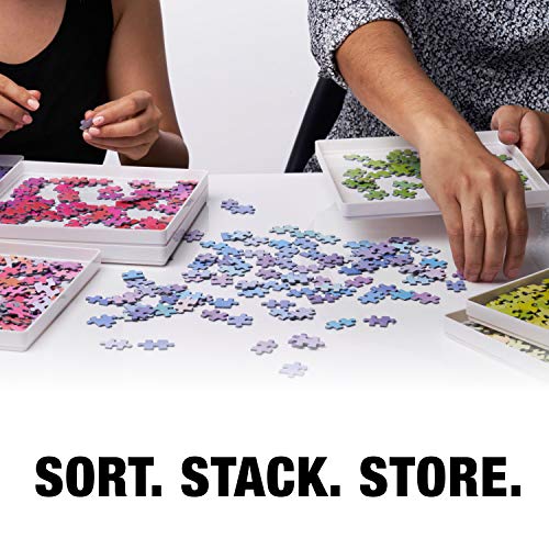 8 Puzzle Sorting Trays with Lid 8" x 8" - Portable Jigsaw - Image 7