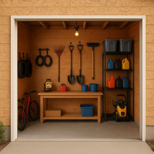 8 Pack Garage Hooks Heavy Duty, Garage Tool Organizer Wall Mount - Image 8