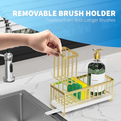 Cisily Sponge Holder for Kitchen Sink, Sink Caddy Organizer - Image 6